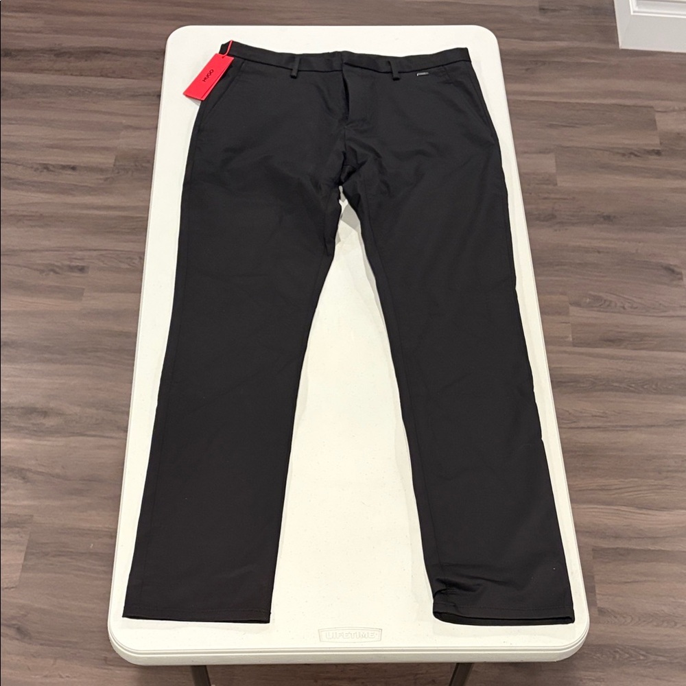 Hugo Boss Classic Black Dress Pants 34R Trousers